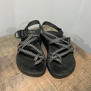 Chaco Black and White Women's Sandals